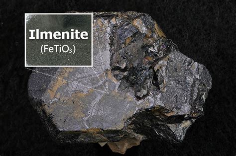 Ilmenite: An Essential Ore for Titanium Production and Pigments!