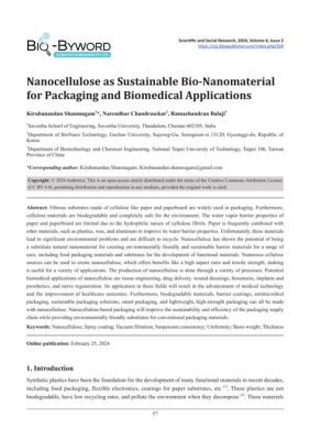  Nanocellulose – A Sustainable Revolution in Packaging and Biomedicine?