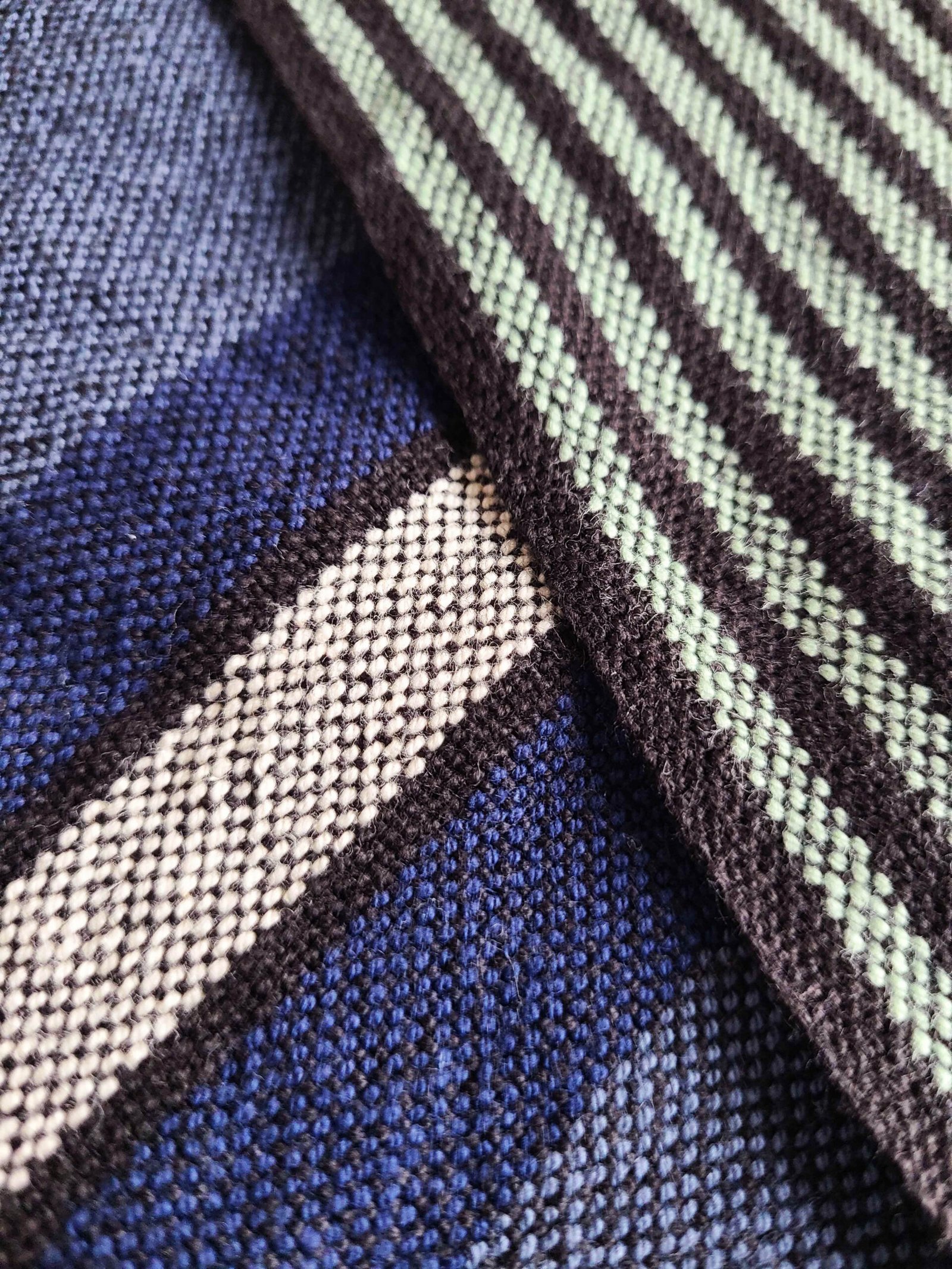 Signature Stripes Tea Towel in Aegean - Image 3