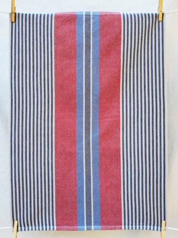 Signature Stripes Tea Towel in Classic