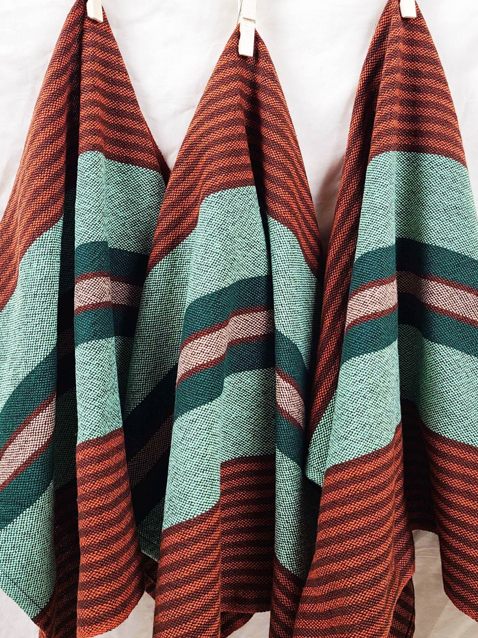 Signature Stripes Tea Towel in Mint Chocolate Chip - Image 3