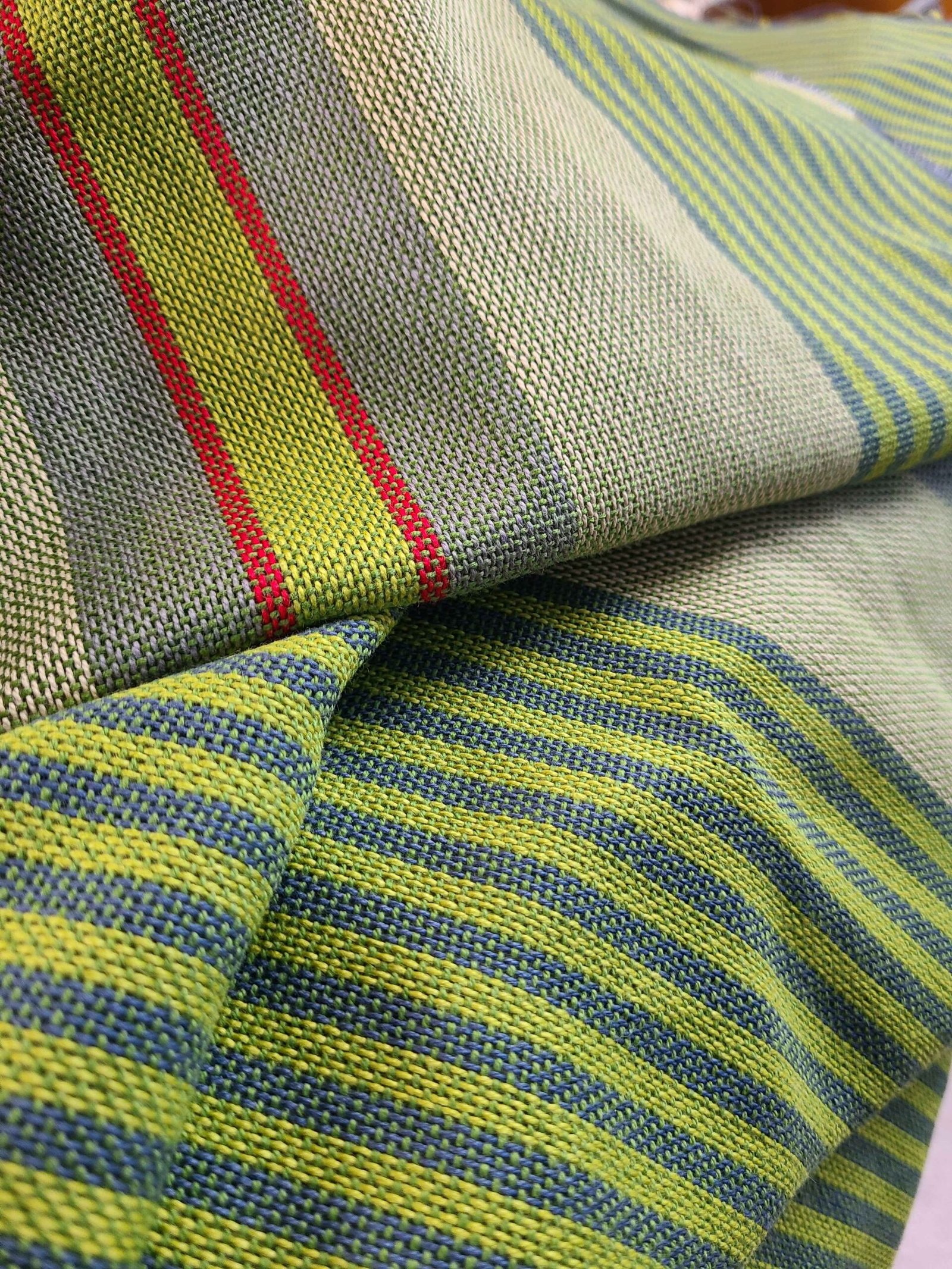 Signature Stripes Tea Towel in Pistachio - Image 4