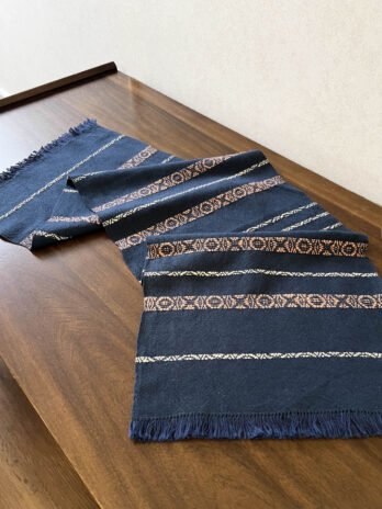 Boho Navy Table Runner V.1