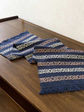 Boho Navy Table Runner V.2