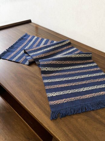 Boho Navy Table Runner V.3