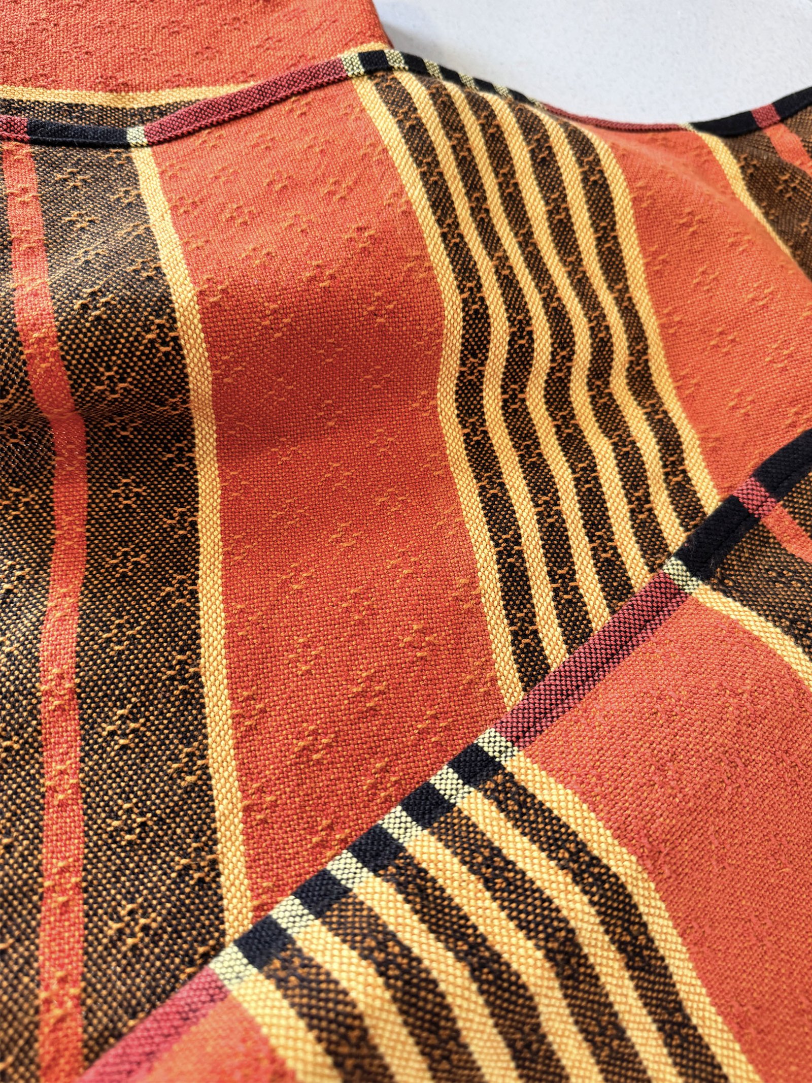 halloween striped tea towels