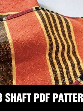Halloween Tea Towels, 8 Shaft Weaving PDF Pattern